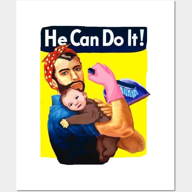 he can do it Wall Art by Clathrus